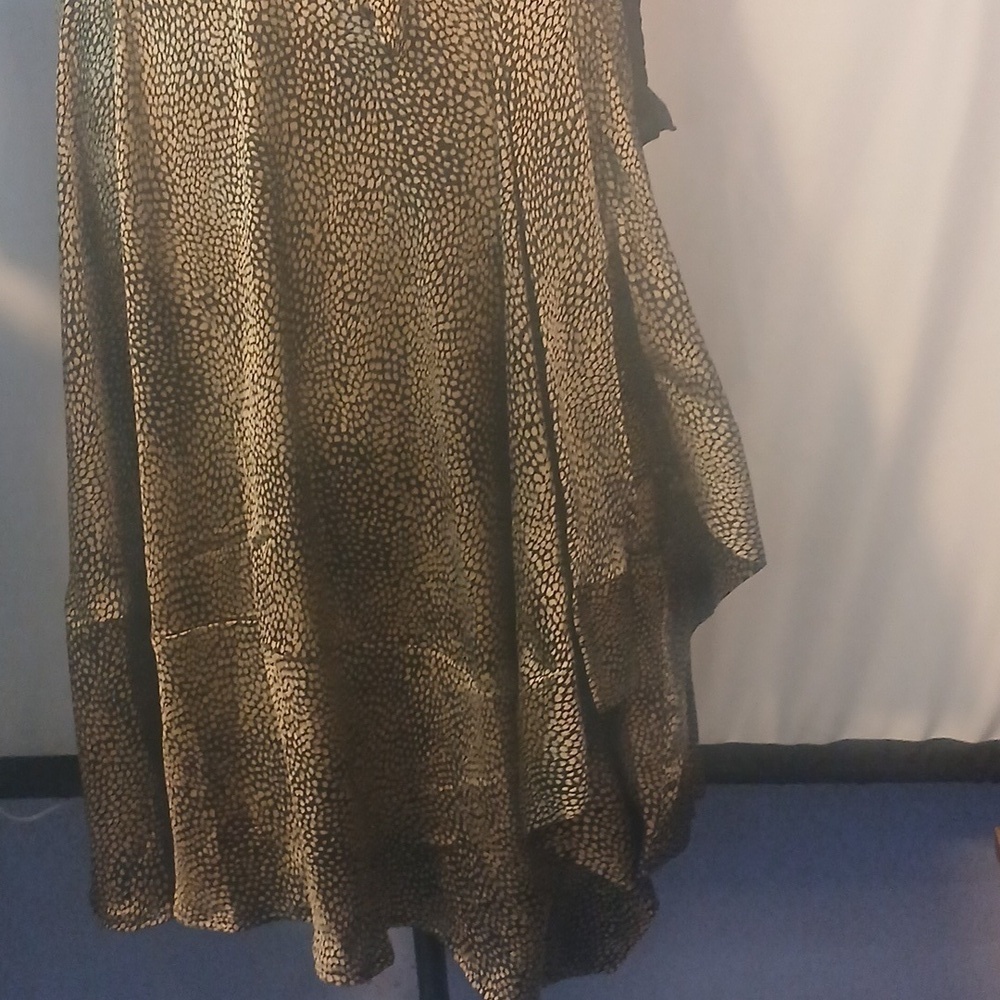 New WITH THE TAGS French Tiered SKIRT XS🍁 Silk Like! Polyester - Picture 4 of 7